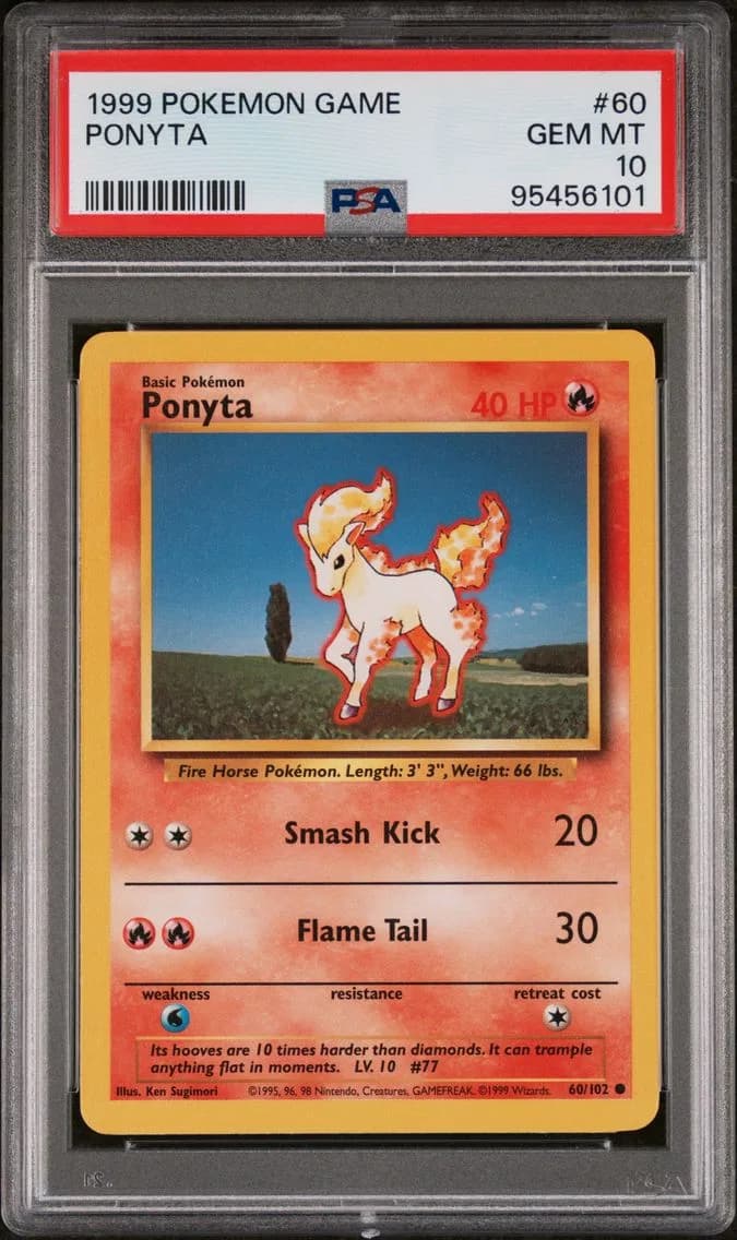 Ponyta, Game, PSA 10