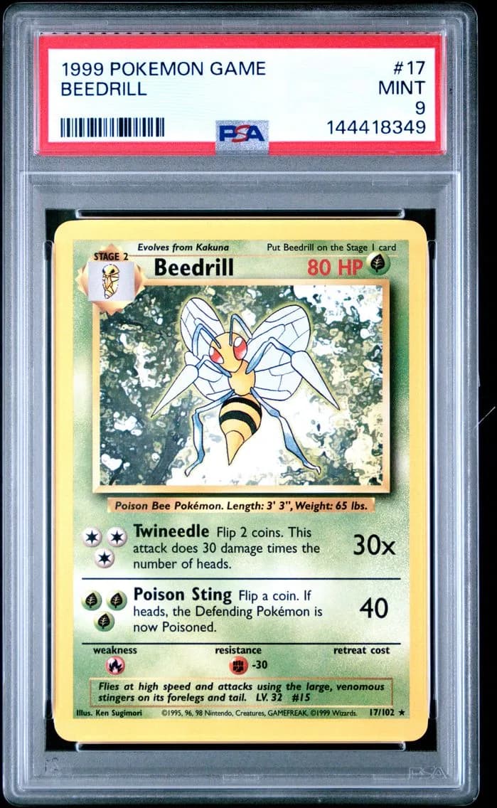 Beedrill, Game, PSA 9