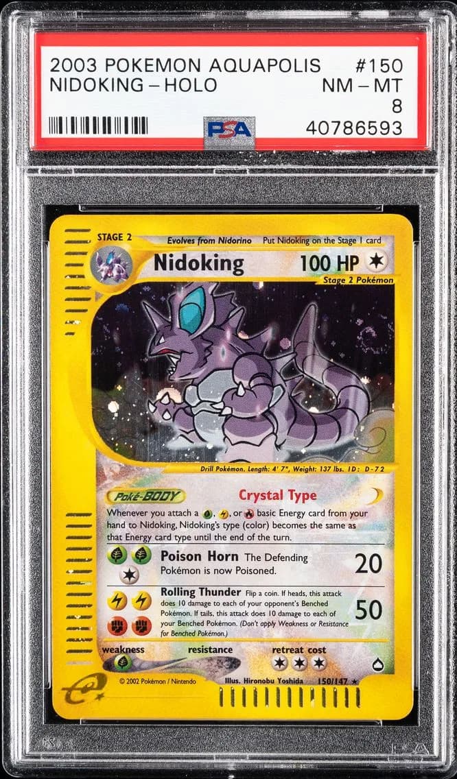 Nidoking-Holo, Aquapolis, PSA 8
