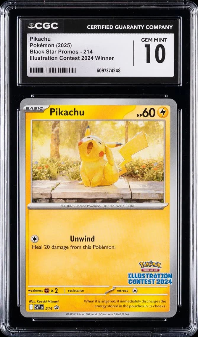 Pikachu, Black Star Promos - Scarlet & Violet SVP EN, CGC 10