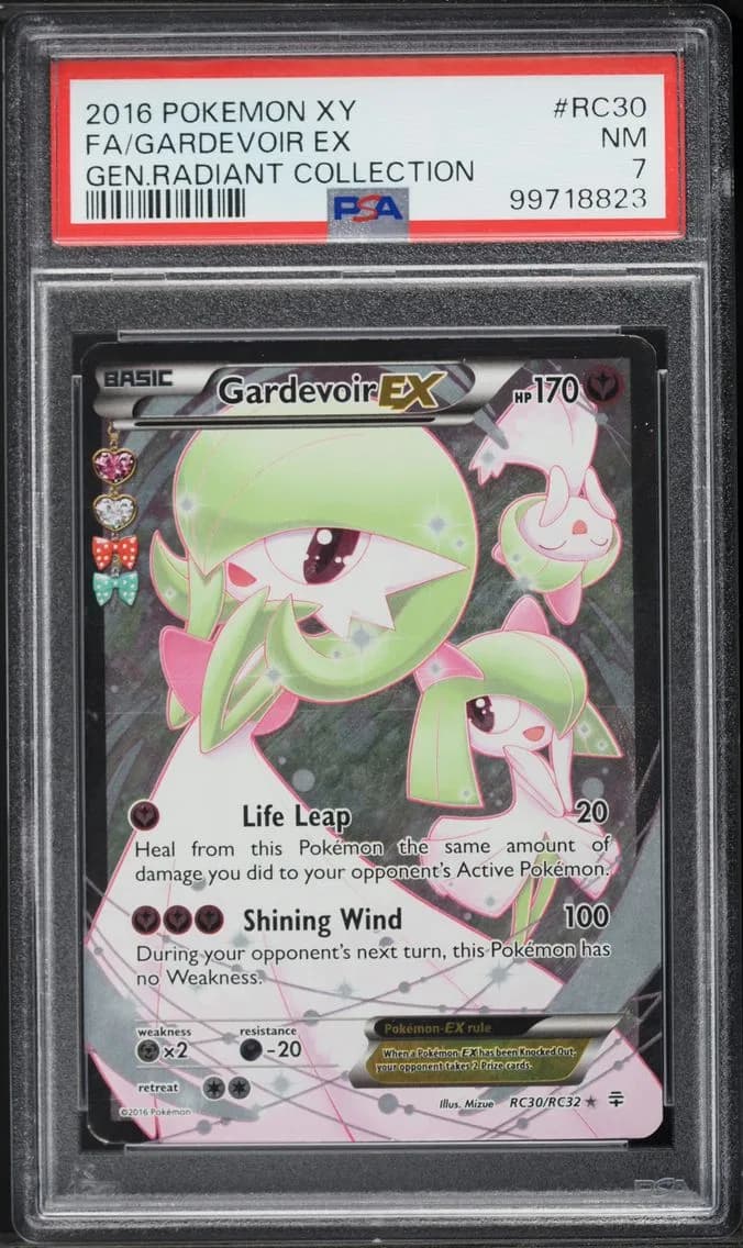 Gardevoir EX, XY Generations Radiant Collection, PSA 7