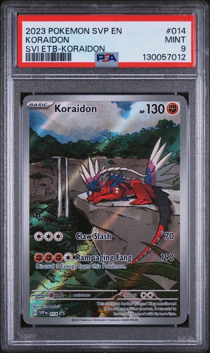 Koraidon, SV Black Star Promo, PSA 9