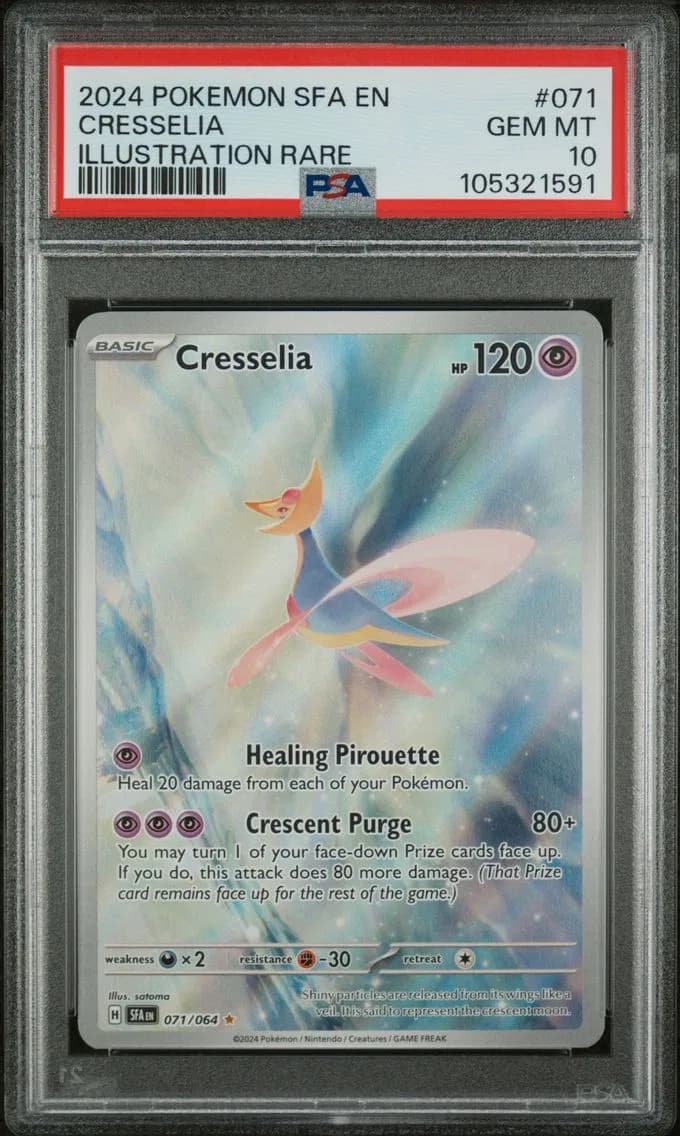 Cresselia, Shrouded Fable, PSA 10