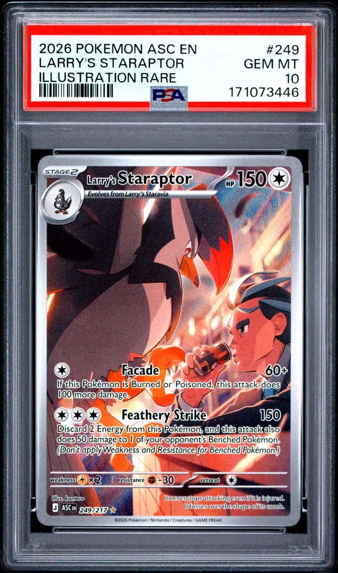 Larry's Staraptor, Ascended Heroes, PSA 10
