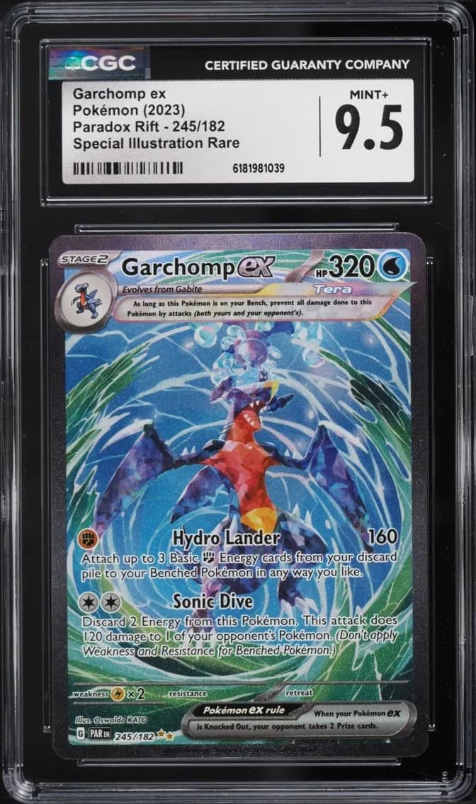 Garchomp ex, Paradox Rift, CGC 9.5