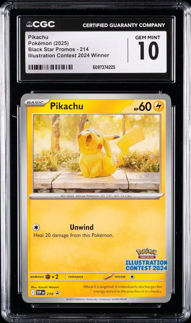 Pikachu, Black Star Promos - Scarlet & Violet SVP EN, CGC 10