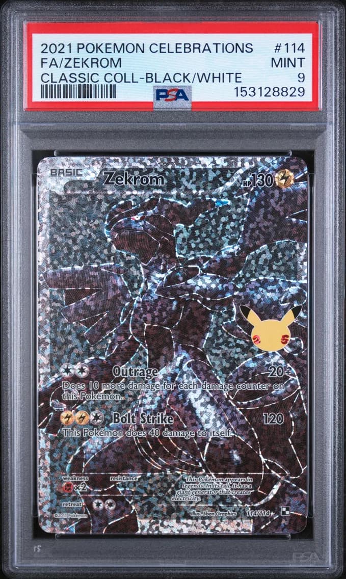 Zekrom, Celebrations Classic Collection, PSA 9