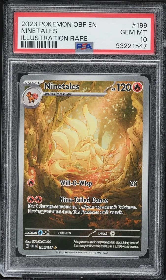 Ninetales, Obsidian Flames, PSA 10
