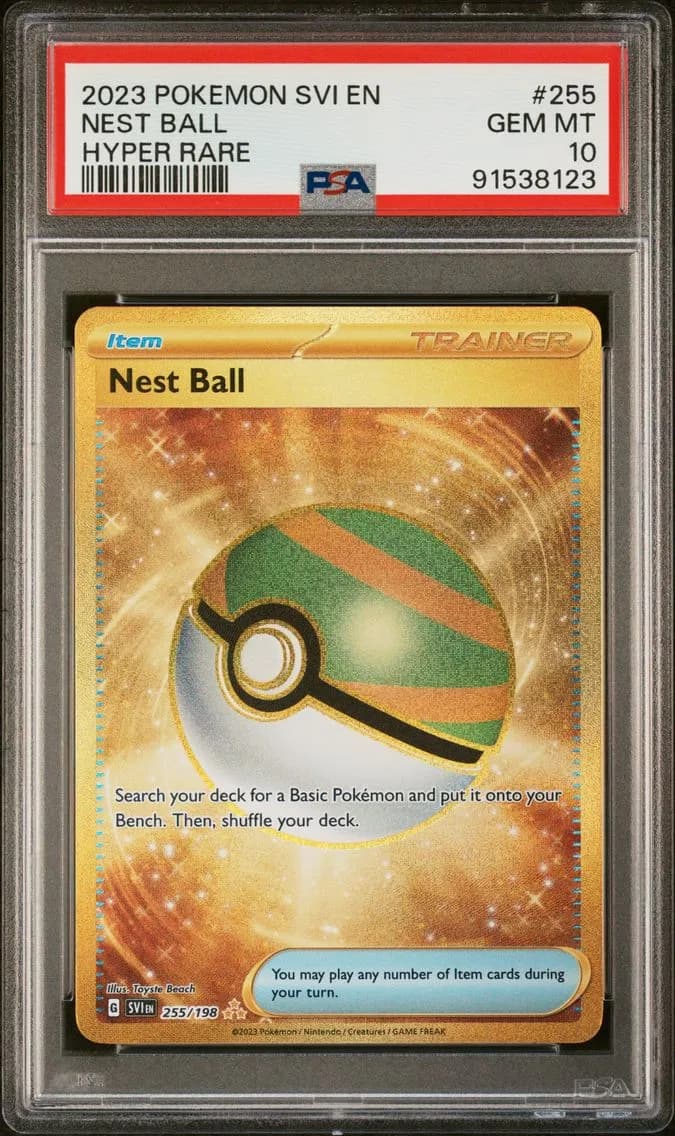 Nest Ball, Scarlet & Violet, PSA 10