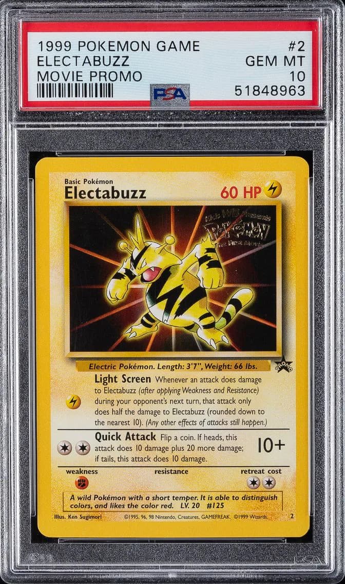 Electabuzz, Game Movie, PSA 10