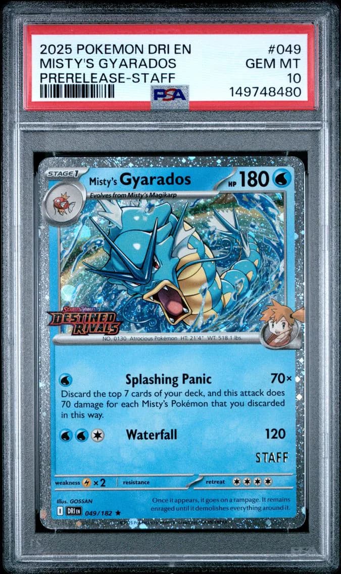 Misty's Gyarados, Destined Rivals, PSA 10