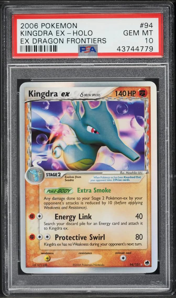 Kingdra EX-Holo, EX Dragon Frontiers, PSA 10