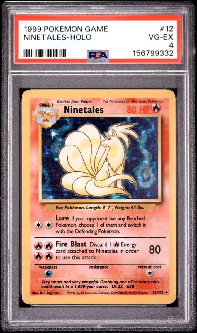 Ninetales-Holo, Game, PSA 4