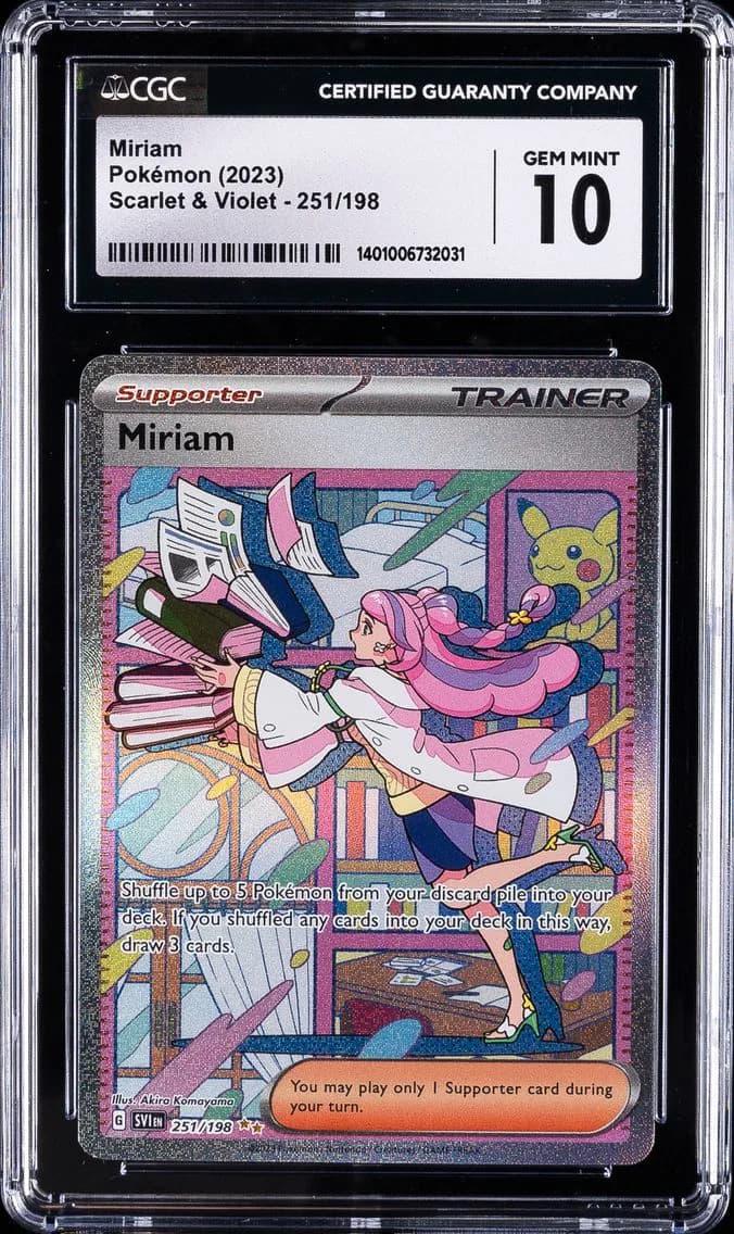 Miriam, Scarlet & Violet - SV1EN, CGC 10