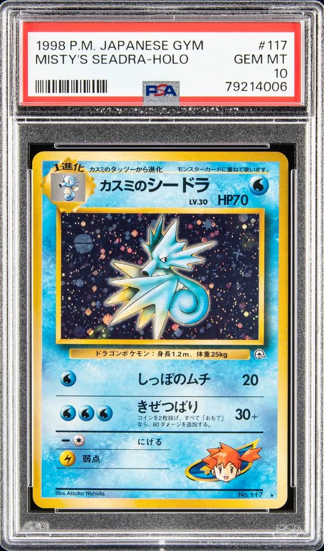 Misty'S Seadra-Holo, Japanese Gym, PSA 10