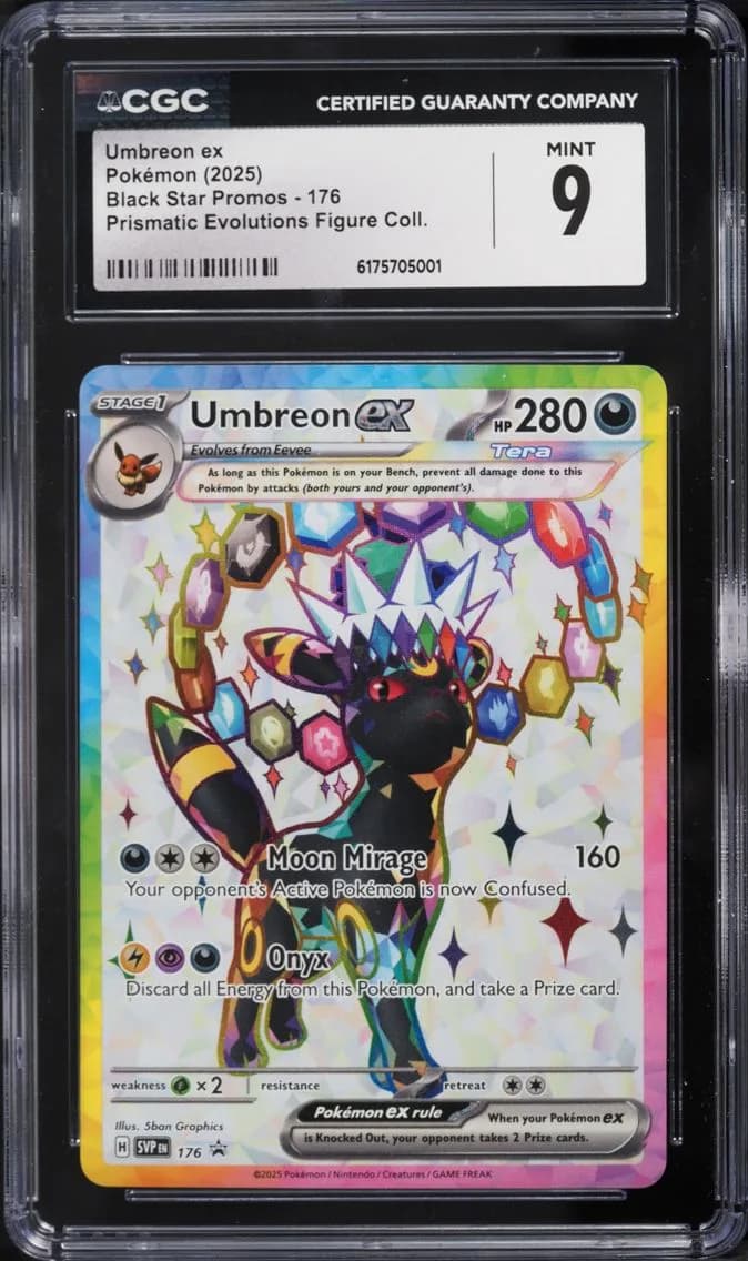 Umbreon ex, Black Star Promos - Scarlet & Violet SVP EN, CGC 9
