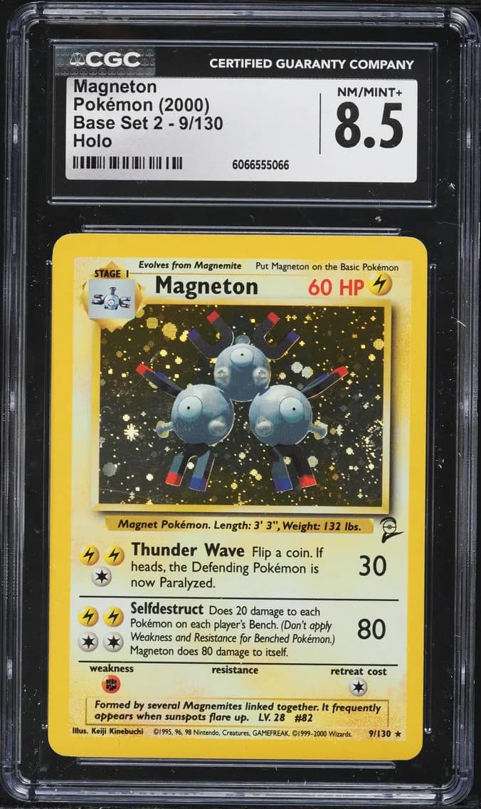 Magneton-Holo, Base Set 2, CGC 8.5