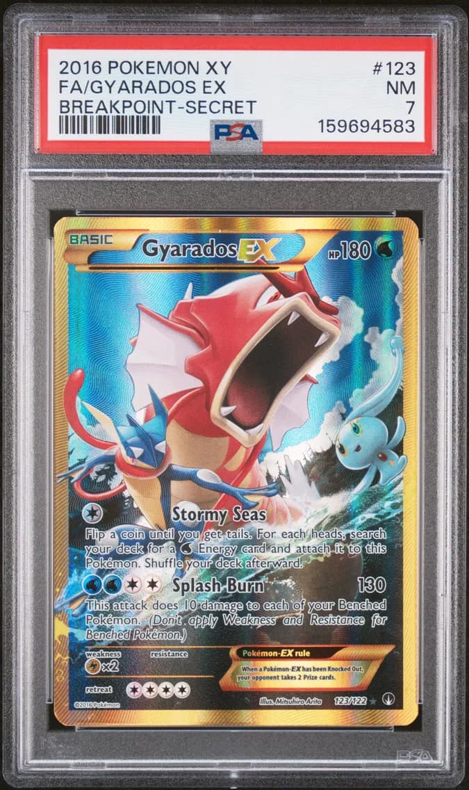 Gyarados EX, XY Breakpoint, PSA 7