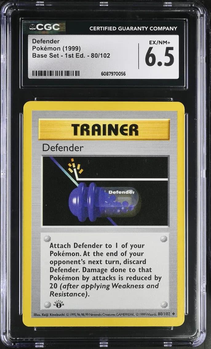 Defender, Base Set - 1st Edition, CGC 6.5