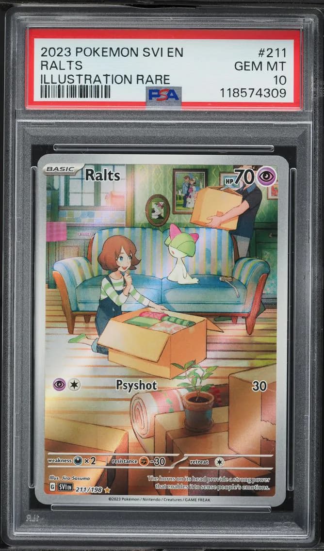 Ralts, Scarlet & Violet, PSA 10
