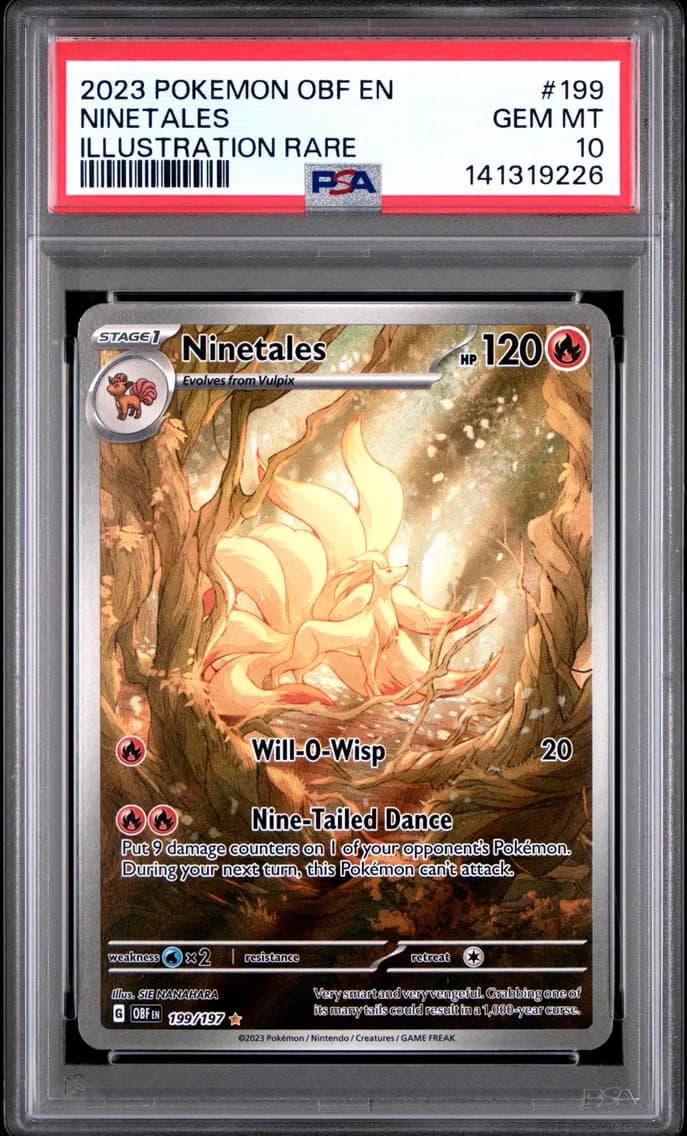 Ninetales, Obsidian Flames, PSA 10