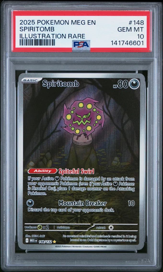 Spiritomb, Mega Evolution, PSA 10