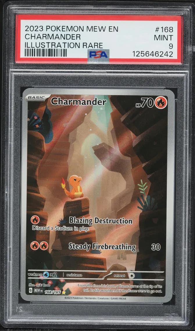 Charmander, 151, PSA 9