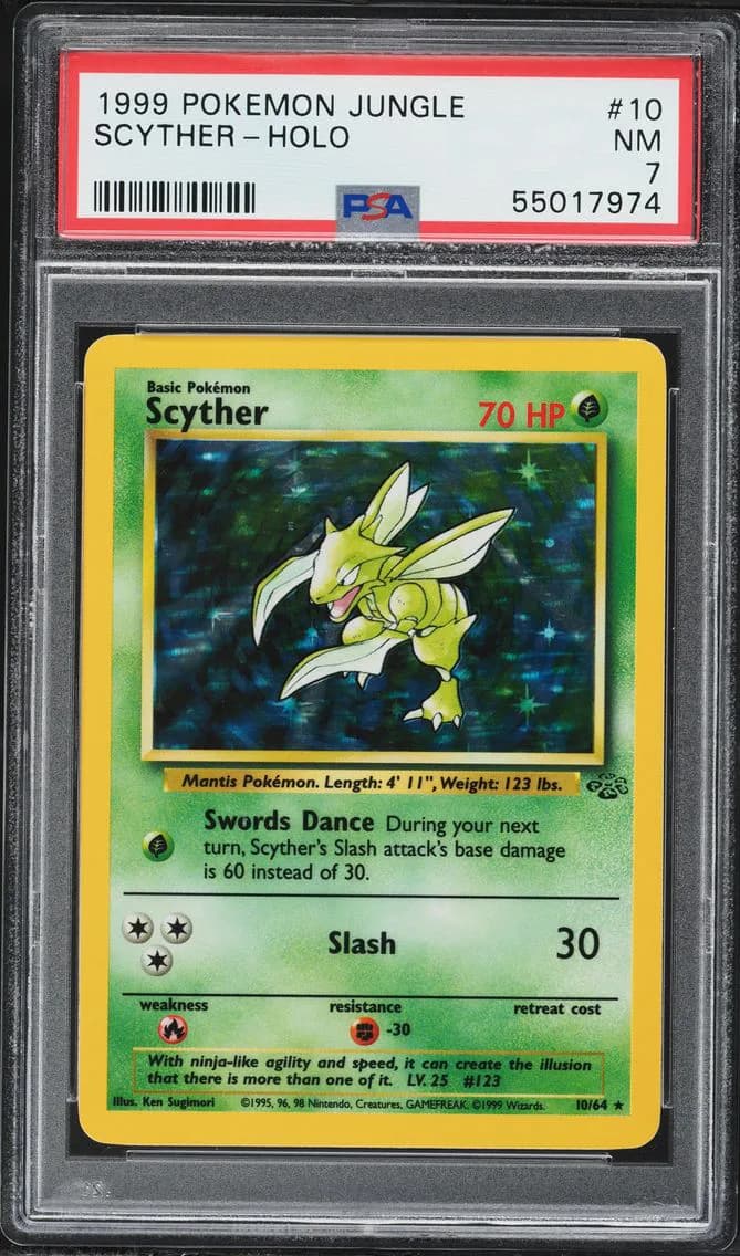 Scyther-Holo, Jungle, PSA 7