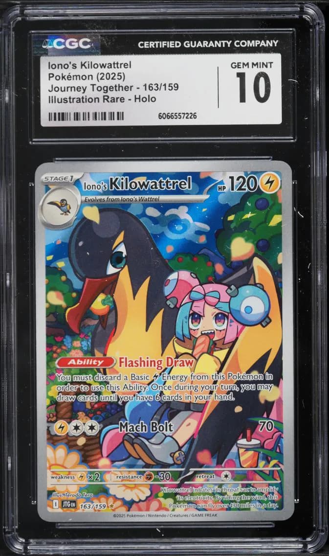 Iono's Kilowattrel, Journey Together, CGC 10
