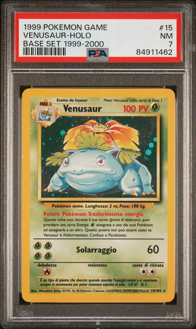Venusaur-Holo, Game, PSA 7