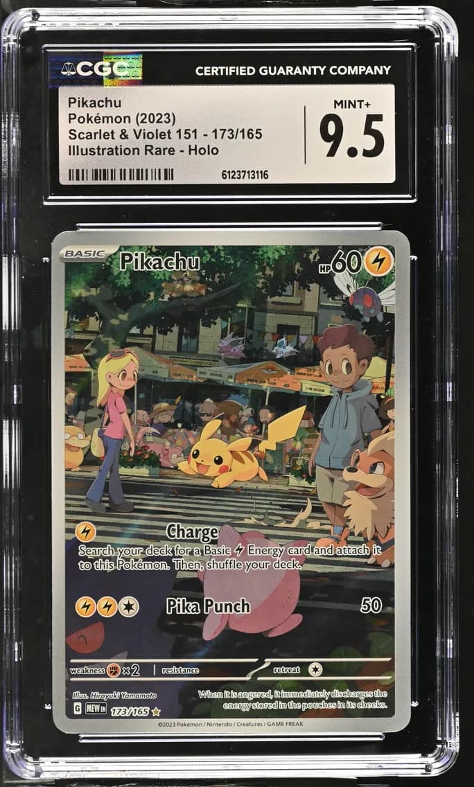 Pikachu, Scarlet & Violet 151, CGC 9.5