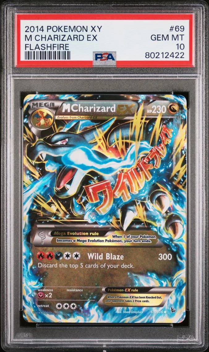 M Charizard EX, XY Flashfire, PSA 10