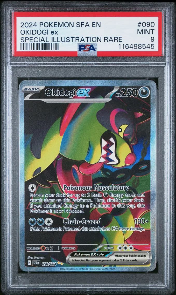 Okidogi EX, Shrouded Fable, PSA 9