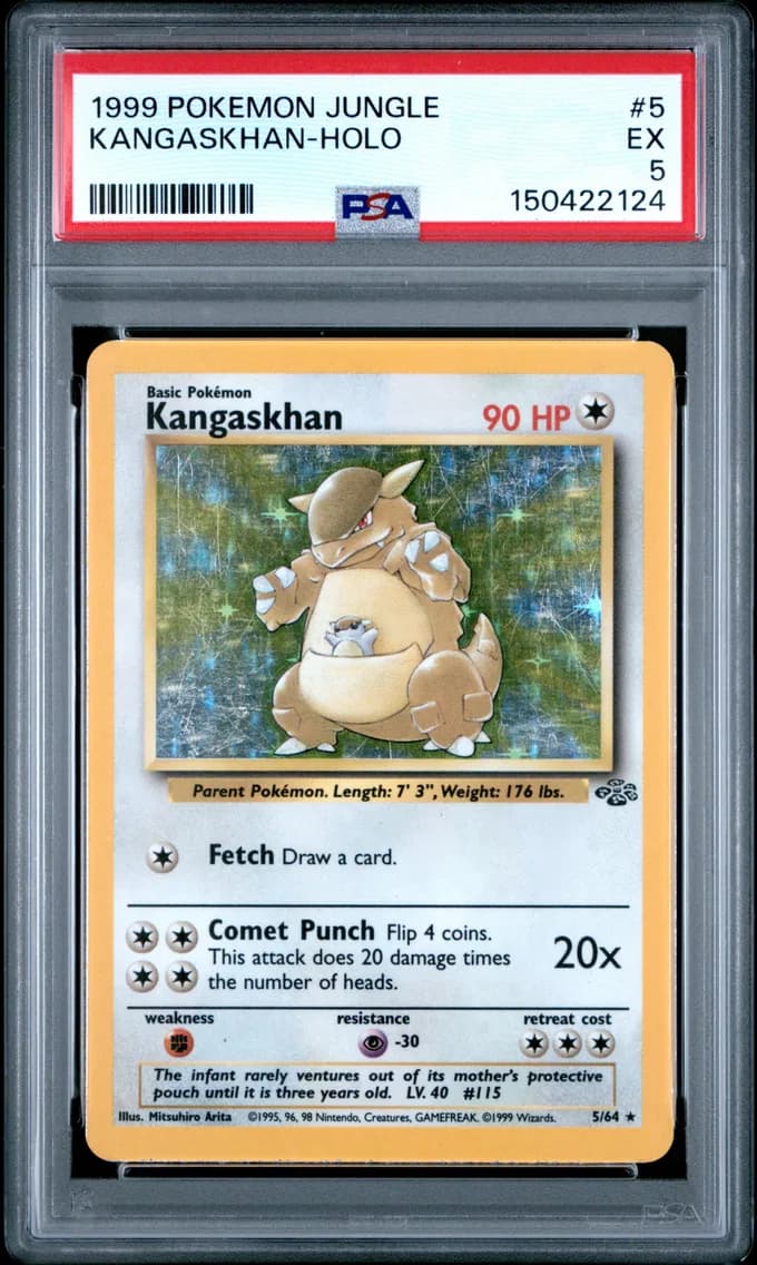 Kangaskhan-Holo, Jungle, PSA 5