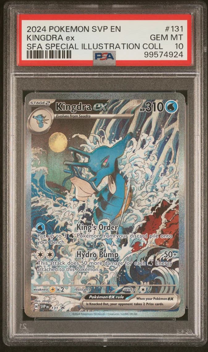 Kingdra EX, SV Black Star Promo, PSA 10