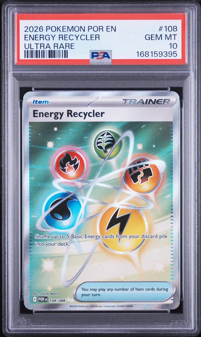 Energy Recycler, Perfect Order, PSA 10