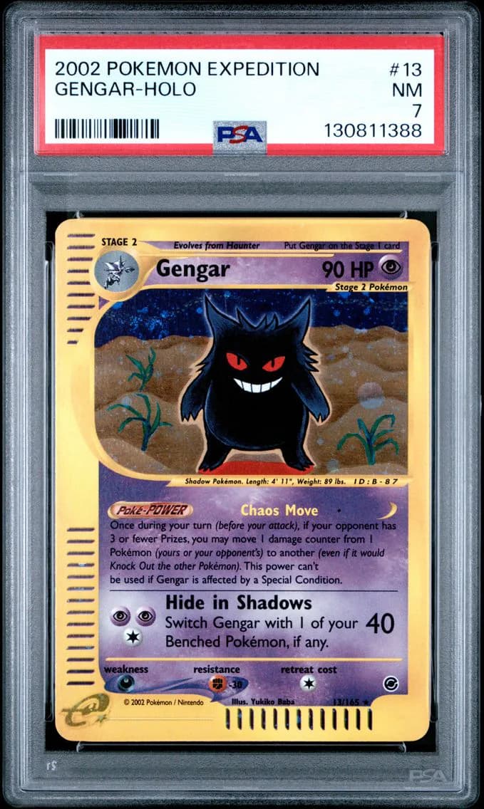 Gengar-Holo, Expedition, PSA 7