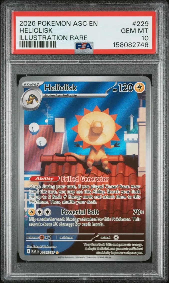Heliolisk, Ascended Heroes, PSA 10