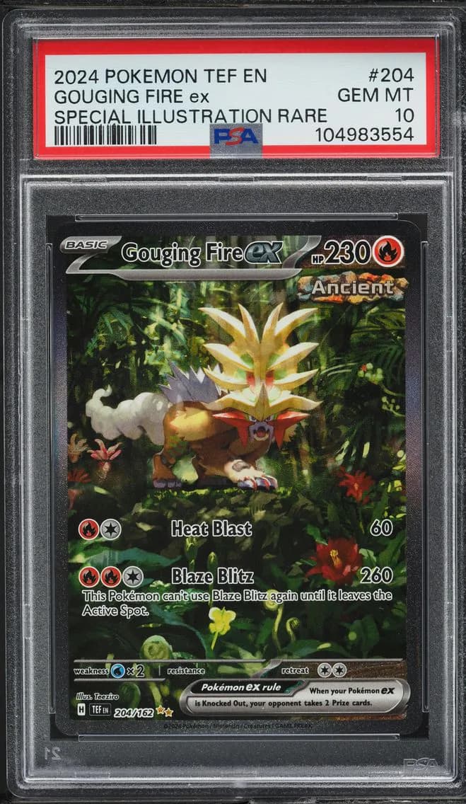 Gouging Fire EX, Temporal Forces, PSA 10