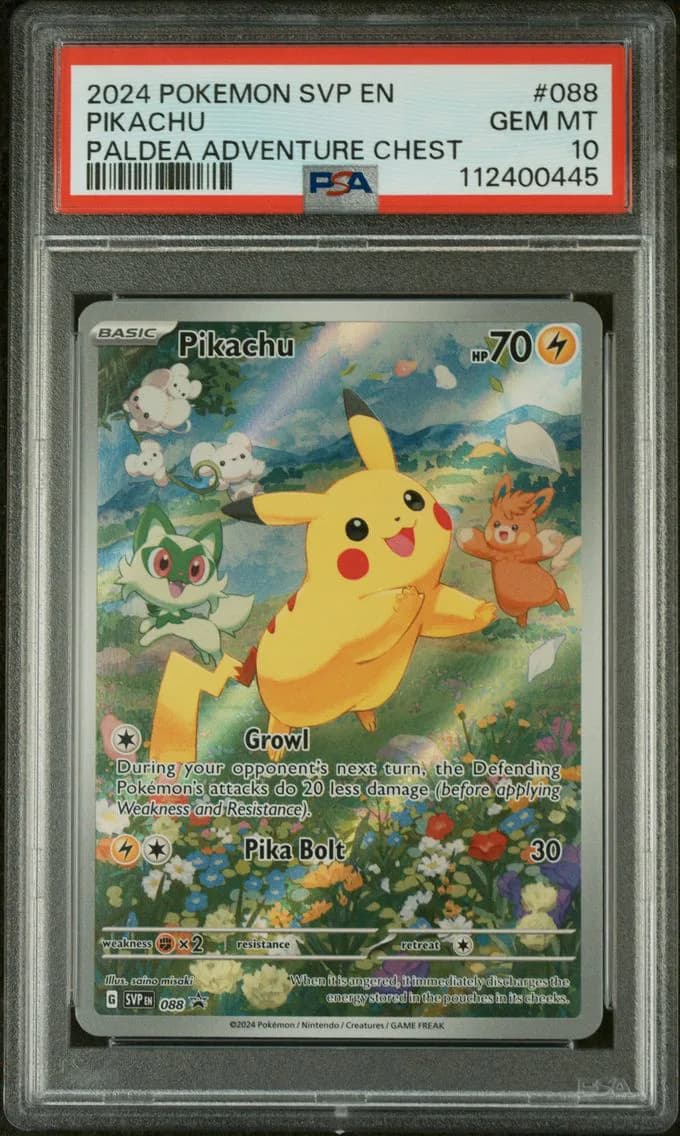 Pikachu, SV Black Star Promo, PSA 10