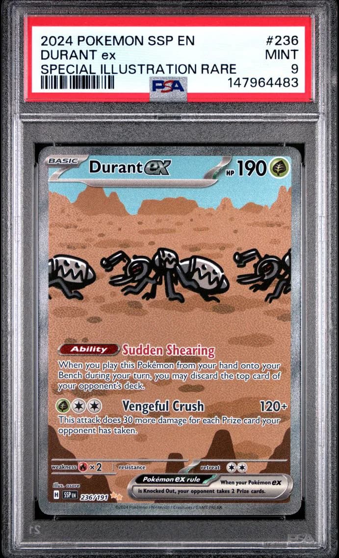 Durant EX, Surging Sparks, PSA 9