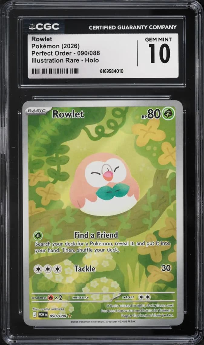 IR Rowlet, Perfect Order, CGC 10
