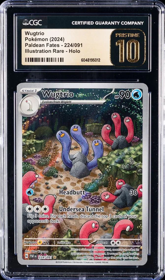 Wugtrio, Paldean Fates, CGC 10