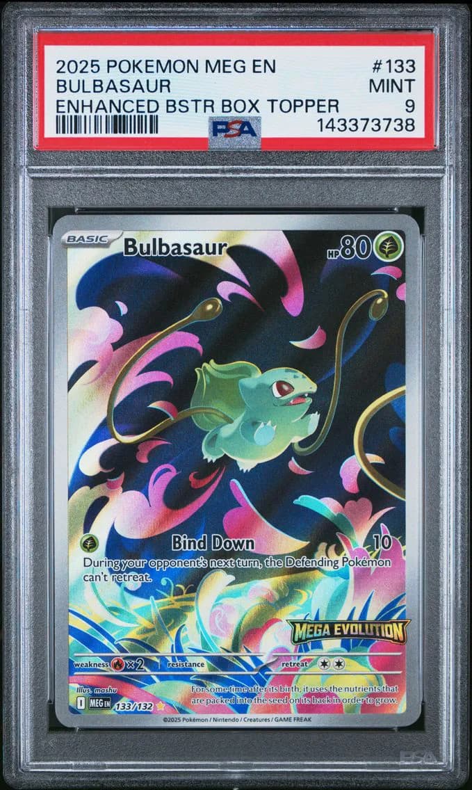 Bulbasaur, Mega Evolution, PSA 9