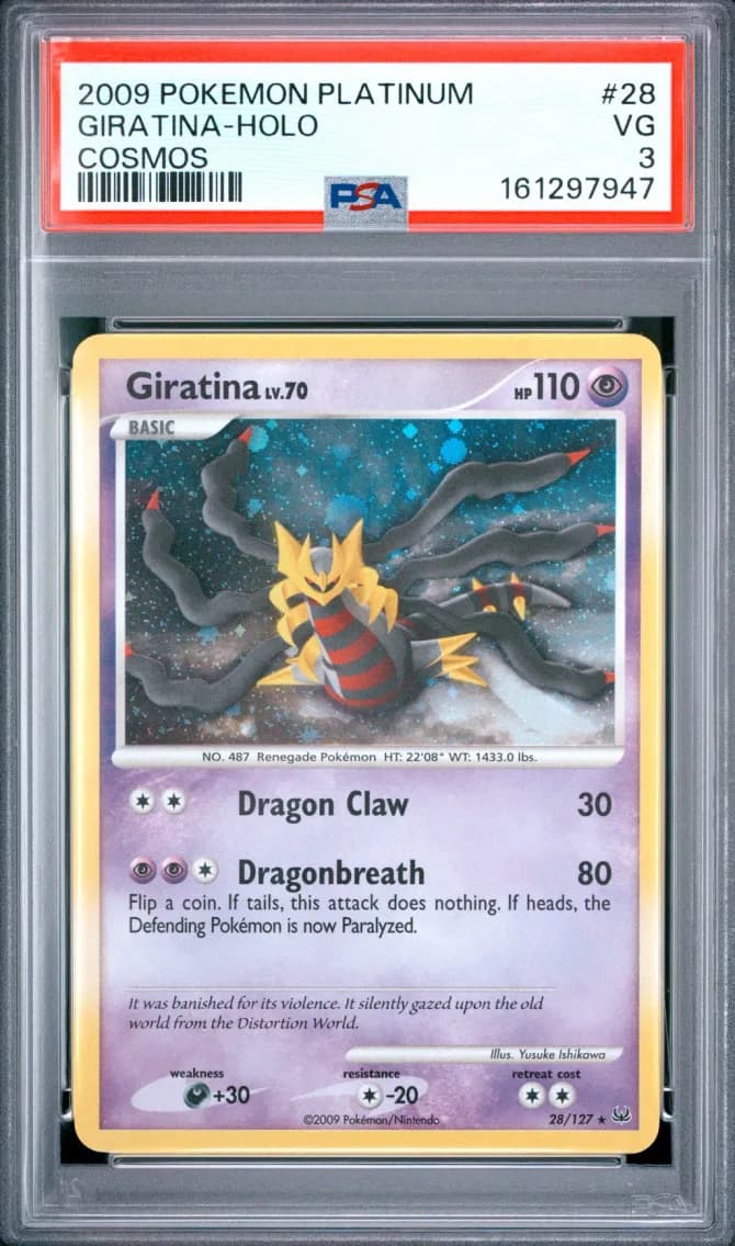 Giratina-Holo, Platinum, PSA 3