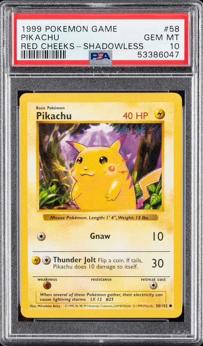 Pikachu, Game, PSA 10