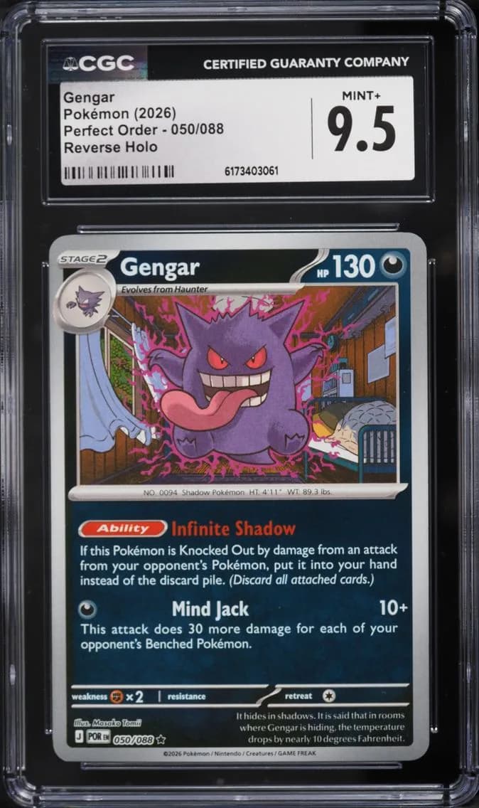 Gengar, Perfect Order, CGC 9.5