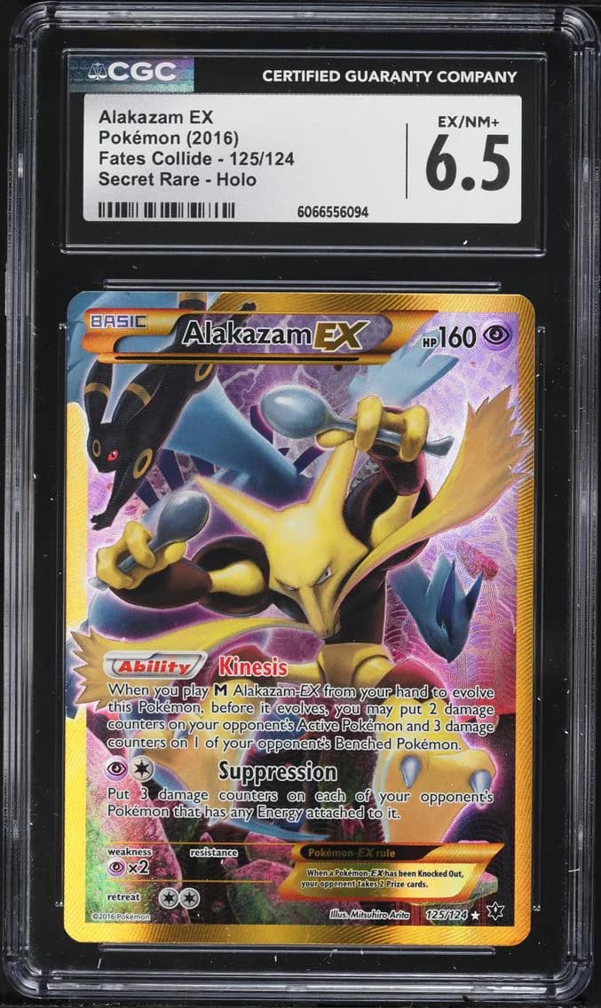 Alakazam EX, Fates Collide, CGC 6.5