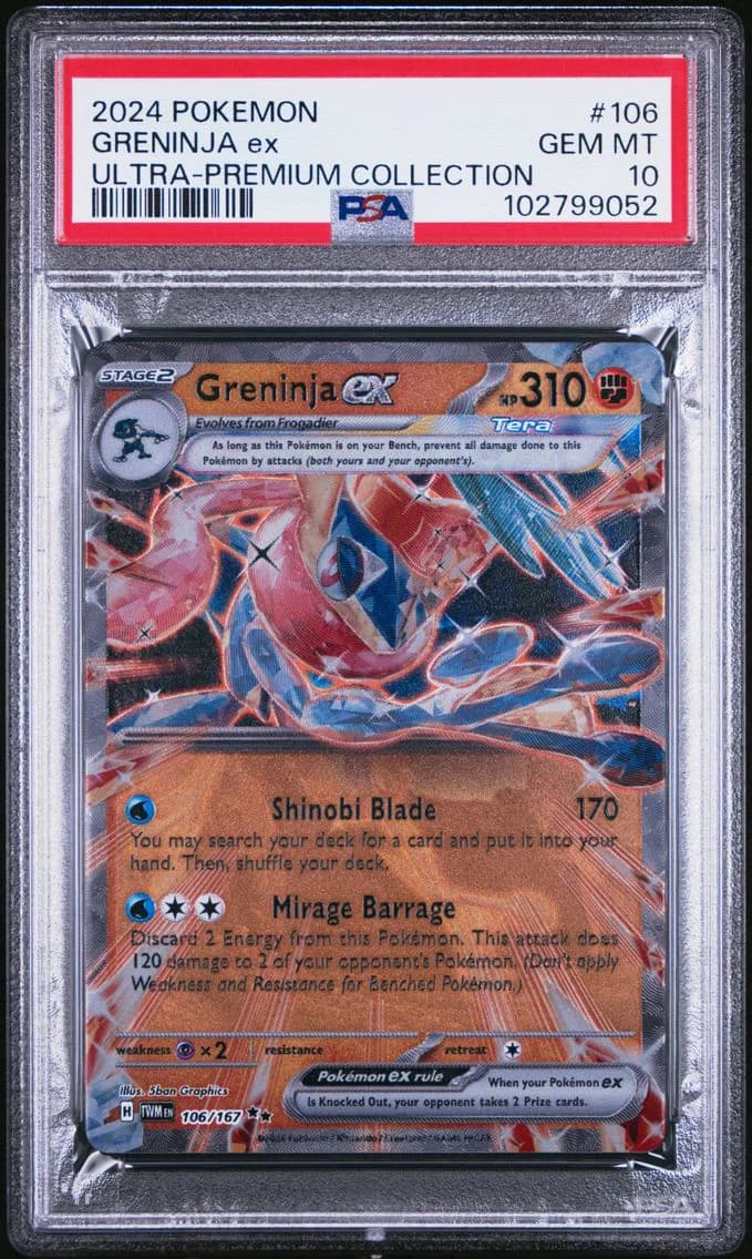 Greninja EX, Greninja EX Ultra-Premium Collection, PSA 10