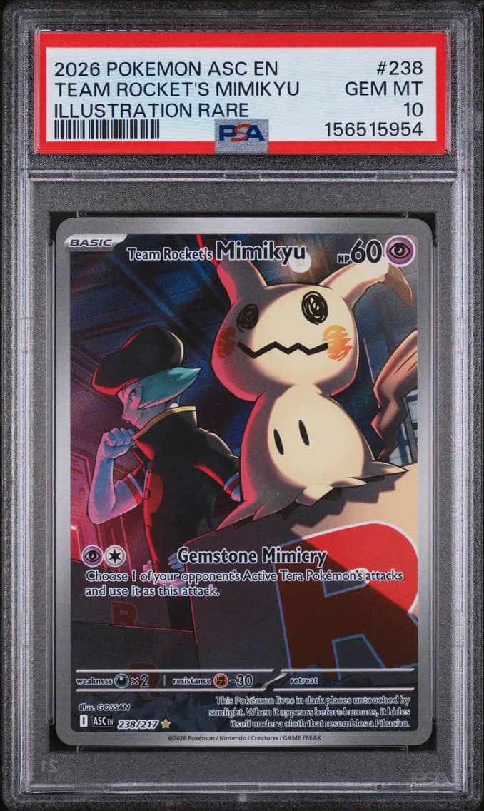 Team Rocket's Mimikyu, Ascended Heroes, PSA 10